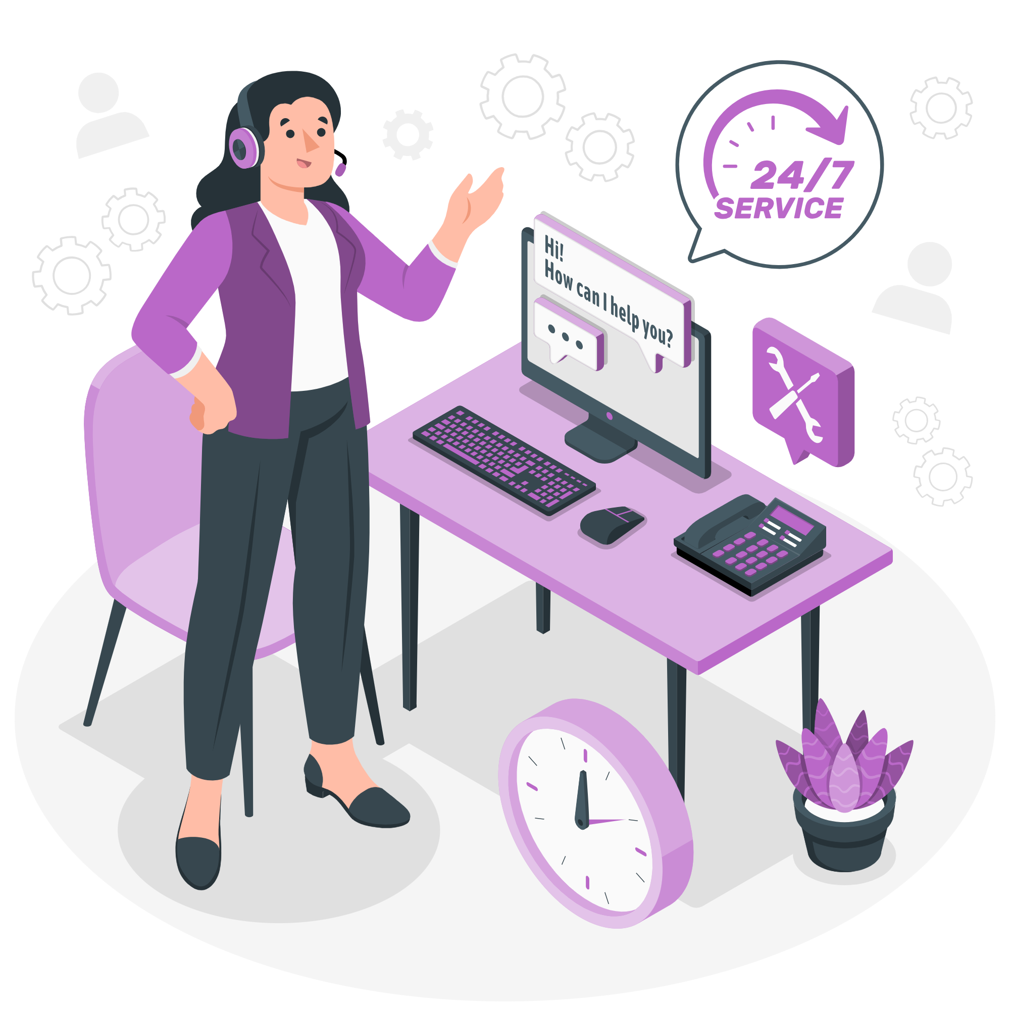 CRM Team Illustration